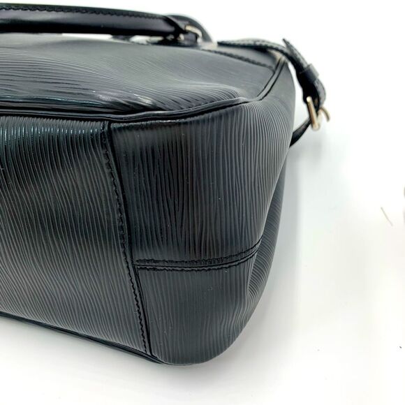 Auth Louis Vuitton Black Epi Leather Passy Tote Bag Preloved Purse Ex++ - Picture 5 of 15